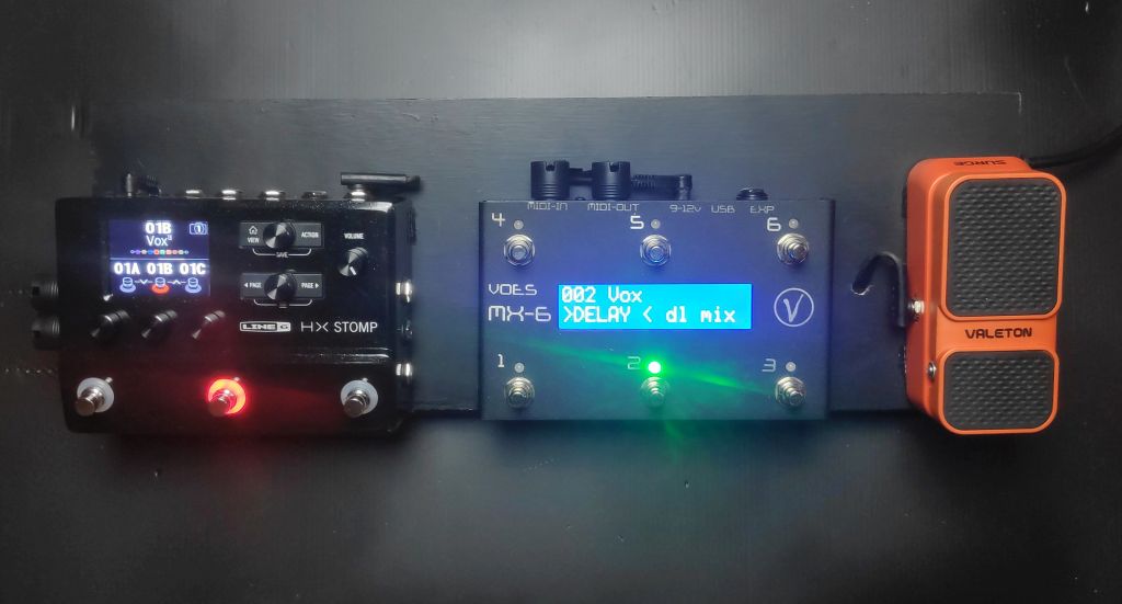 Voes MX-6 & Line6 HX Stomp