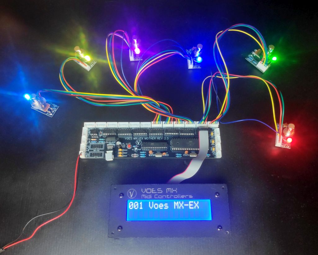 Voes MX-EX Mother 12, 6x MX-EX Child, MX-EX Big Display