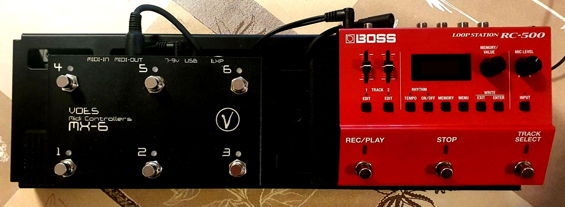 Voes MX-6 & Line6 HX Effects